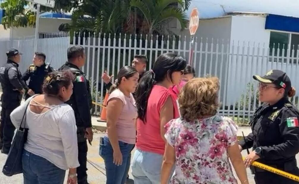 Registran incendio en guardería de Itzimná, Yucatán (31/03/2025). Foto: Especial