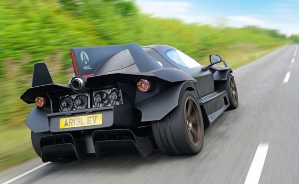 El Hiperauto de Ariel, la nueva máquina eléctrica con 1180 hp de potencia