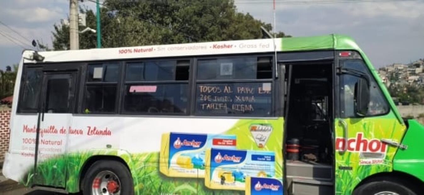 Transportistas anuncian bloqueos en 10 puntos de la CDMX para este jueves; exigen incremento de 3 pesos a la tarifa