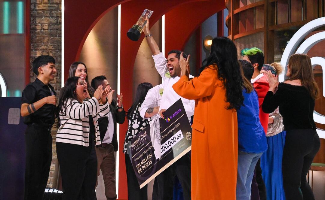 El influencer Dani Valle se llevó el premio de MasterChef Celebrity Generaciones 2025. Foto: @MasterChefMx