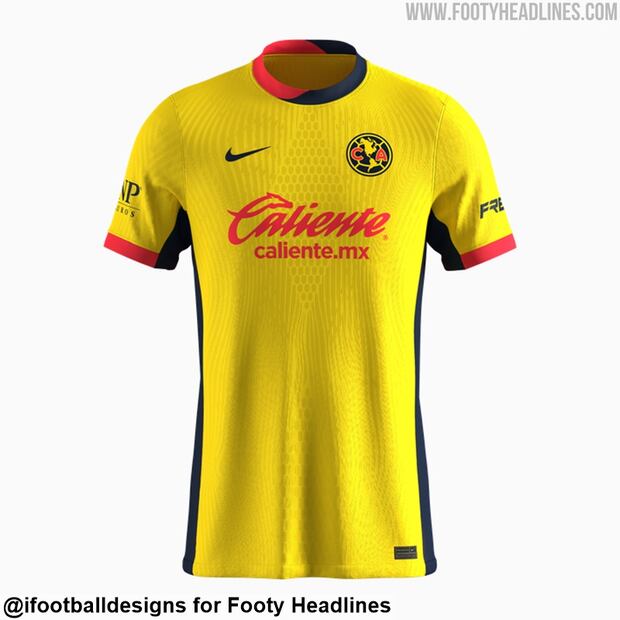 AsÍ será la nueva playera de América FOTO: Footy Headlines