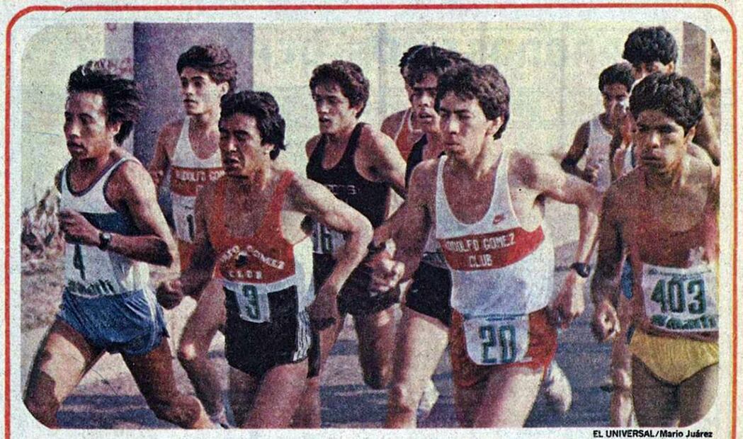 Una maratón de 1984 es buen momento para apreciar la variedad de colores que se incorporaba a la ropa deportiva. Acorde a la época, tanto playeras como shorts eran más entallados, sin mencionar que dieron lugar a los shorts más cortos del deporte, con algunos confeccionados en cortes similares al de una trusa. Archivo EL UNIVERSAL.