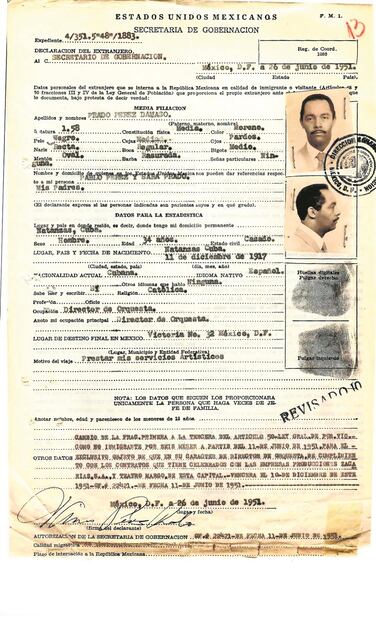Hasta la fecha, el archivo histórico del INM se compone de más de 6.8 millones de expedientes, Foto: Especial