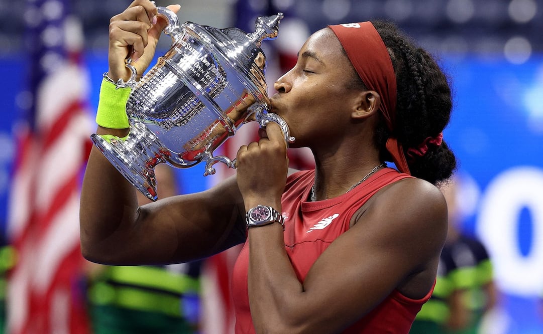 Coco Gauff tras derrotar a Aryna Sabalenka - Foto: AFP