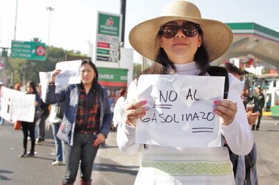 Inconformes “clausuran” 14 estaciones de servicio en Tlalpan