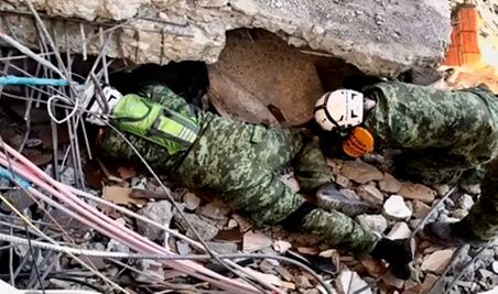 Suman tres personas rescatadas con vida por la delegación mexicana en Turquía 