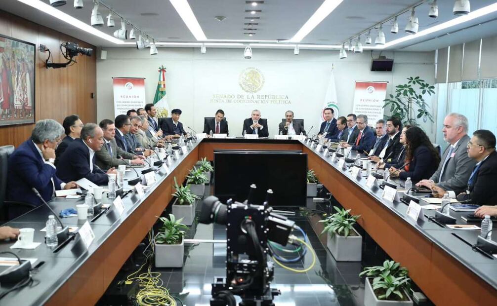 Presidente de Jucopo se reúne con líderes sindicales y de la IP. Foto: Especial