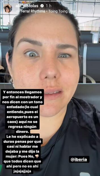 Ale Zavala comparte problemas en el aeropuerto