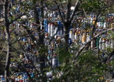 "No hay riesgo", dice Sheinbaum sobre tanques de gas en ex Refinería 18 de Marzo