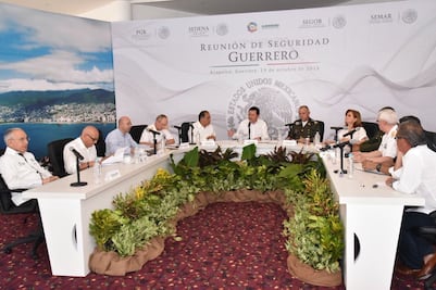 Gabinete de Seguridad se reúne en Guerrero