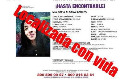 Localizan con vida a una de la 6 mujeres desaparecidas en Coacalco, Edomex; se trata de Mía Sofía de 17 años 