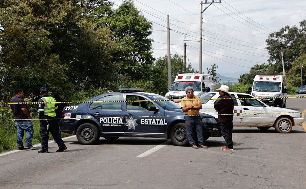 Cierre total de la carretera federal 55 en Tenancingo, Edomex por grietas y hundimientos tras intensas lluvias. Foto: Jorge Alvarado