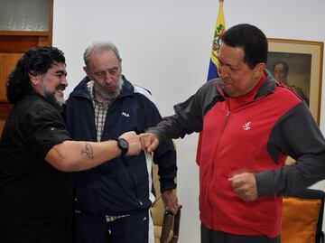 Los amigos de Fidel Castro: Maradona, García Márquez y Chávez