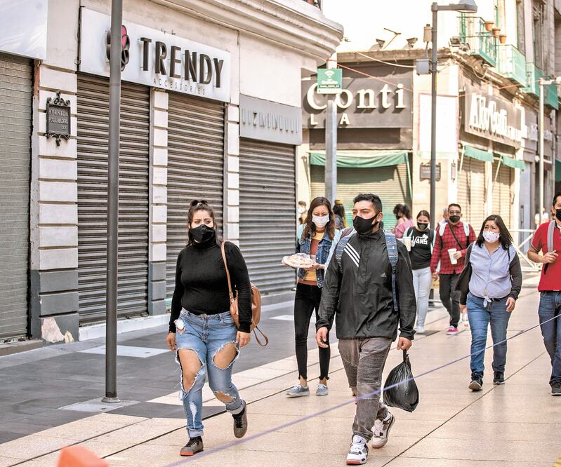 Los confinamientos dejarán secuelas severas en la economía, lo que se traducirá en negocios y empleos perdidos, dicen expertos. Foto: GERMÁN ESPINOSA. EL UNIVERSAL