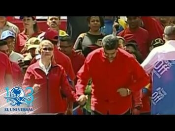 Maduro baila salsa en medio de violencia por ayuda humanitaria 
