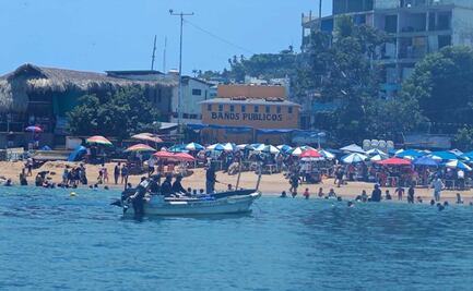GN refuerza seguridad en puerto de Acapulco por Semana Santa; uniformados realizan acciones de vigilancia