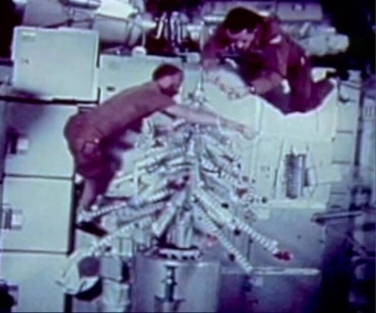 Así celebran los astronautas la Navidad en el espacio