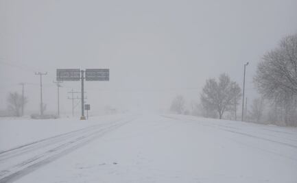 Reabren tránsito vehicular entre Sonora y Chihuahua tras intensa nevada; ambos estados estuvieron incomunicados 48 horas