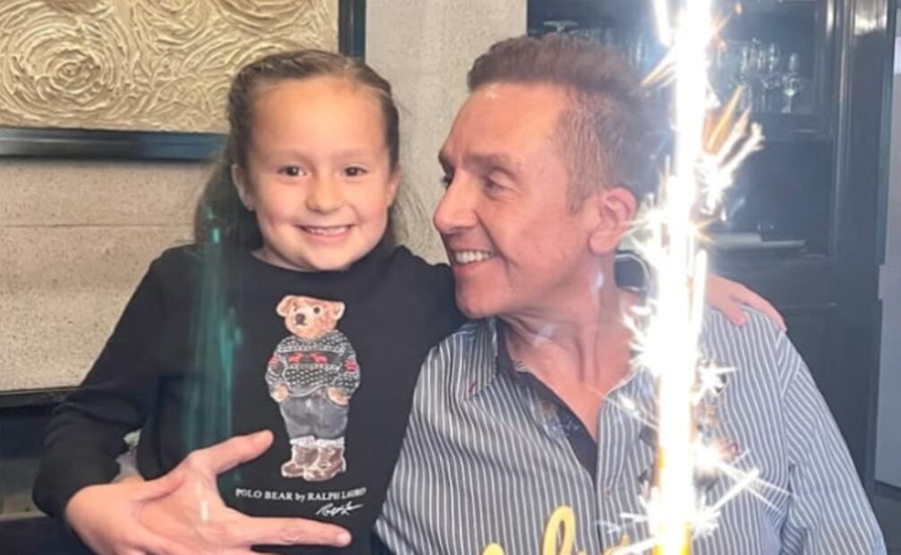 Daniel Bisogno con su hija Michaela.