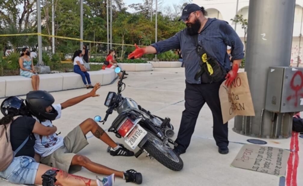 Víctimas de la impunidad cobran vida en "Museo Viviente" de Cancún