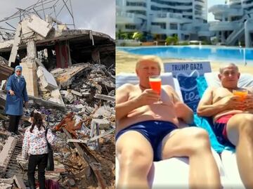 “Gaza, el resort de lujo”: Trump publica polémico video con IA; aparece con Netanyahu, en la playa