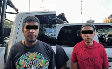 Detienen a dos por aparentar un vehículo como patrulla; llevaban droga y luces estroboscópicas en Tlalnepantla