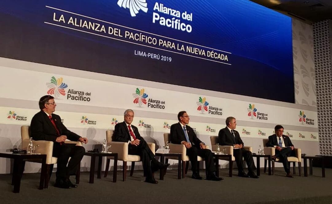 El canciller Marcelo Ebrard participó en reunión de la Alianza del Pacífico. Foto: Especial