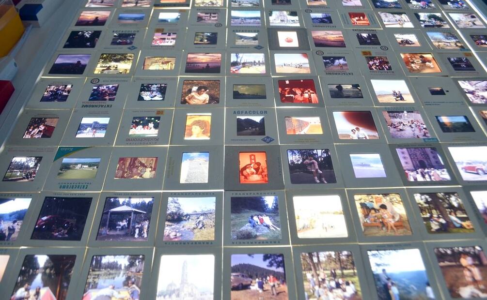 Variada colección de fotografías familiares de los años 60 y 70 propiedad del dr. en historia del arte por la UNAM, Miguel Ángel Rosas. Cortesía Miguel Ángel Rosas.