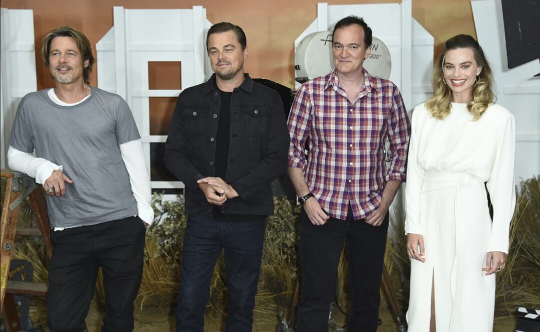 Los actores promocionan "Érase una vez en Hollywood". Foto: AP