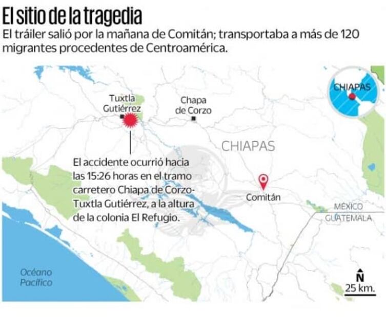 Mueren 54 migrantes que viajaban en un tráiler