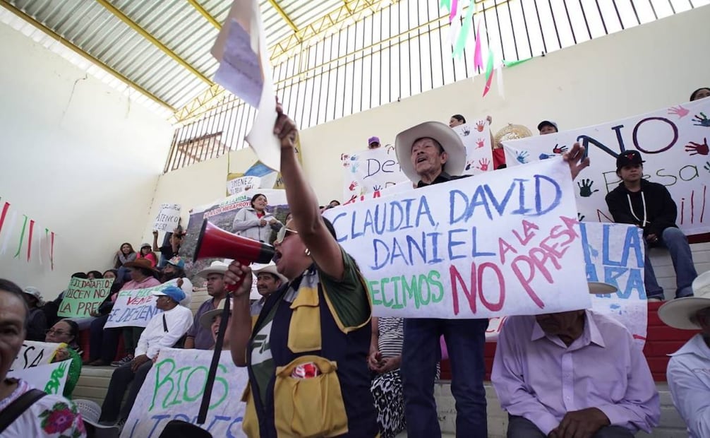 Marchan en Jiménez del Teúl, Zacatecas.
Foto: Diana Valdez