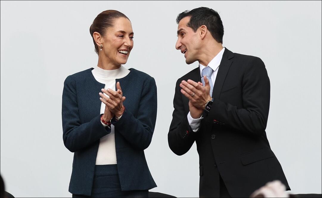 Claudia Sheinbaum y Rommel Pacheco encabezaron la entrega nacional del Premio Nacional de Deportes 2024 - Foto: Diego Simón Sánchez / EL UNIVERSAL