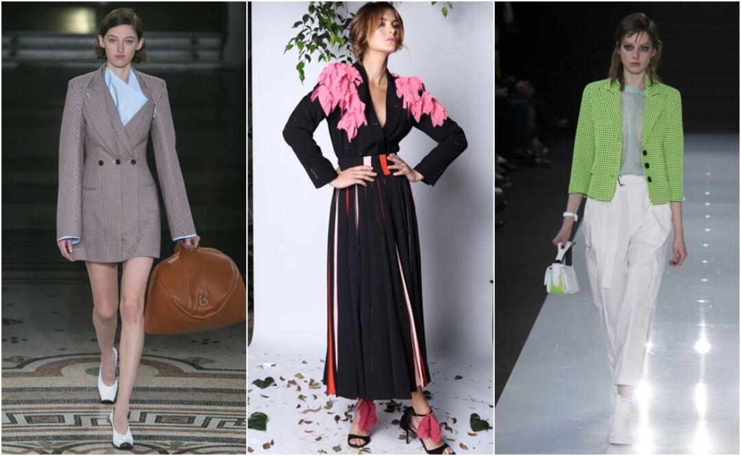 El blazer lo pueden usar todas las mujeres, pero según la ocasión, tu estilo o el corte, debes usar determinadas prendas. (Fotos: Cortesía de las marcas/ Raquel Orozco)