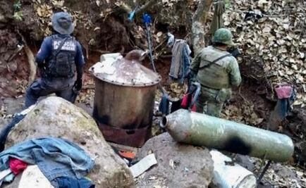 Destruyen en Michoacán laboratorio para elaboración de droga sintética