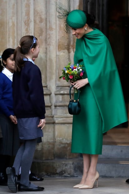 El mensaje feminista detrás del atuendo verde de Meghan Markle