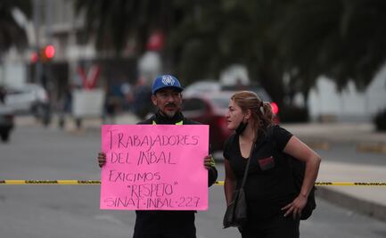 Piden a sindicatos del INBAL que quiten bloqueo y vuelven a dejarlos plantados; continuarán protestas