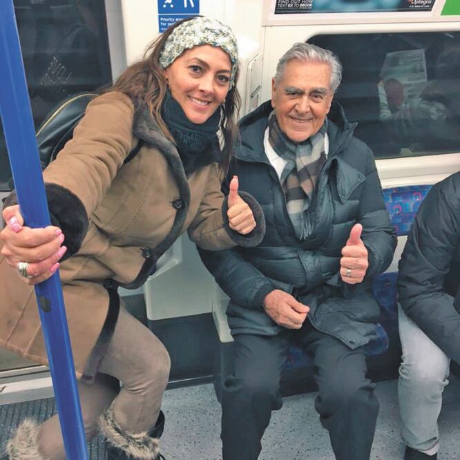 La periodista entrevistará este lunes a su padre en el matutino Hoy. FOTOS: CORTESÍA VERÓNICA DEL CASTILLO