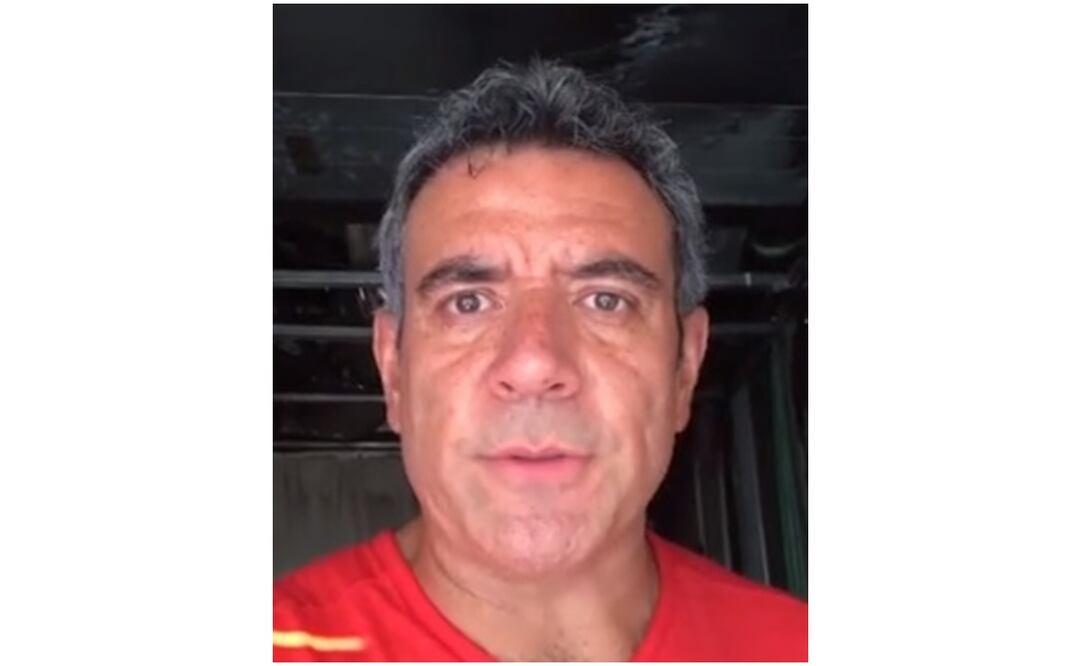 Héctor Sandarti relata el accidente. Foto: Captura de pantalla 