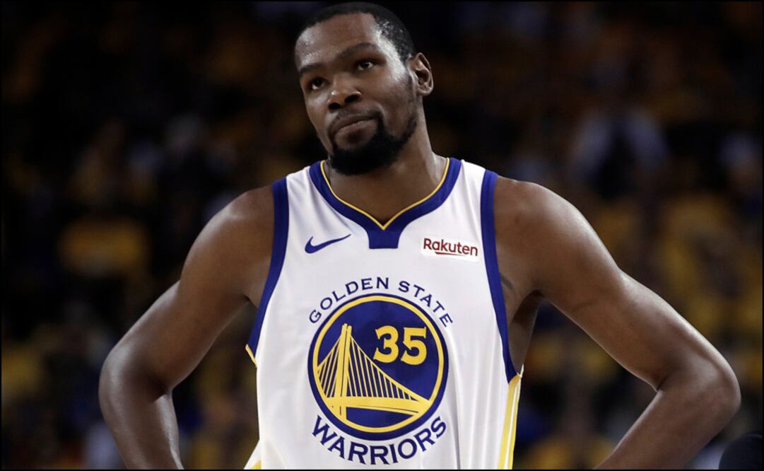 Durant, fuera del juego 2; regresaría en el 3 o 4 con los Warriors