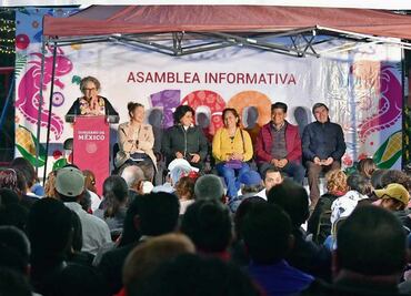 Funcionarios van a asambleas para rendir informes