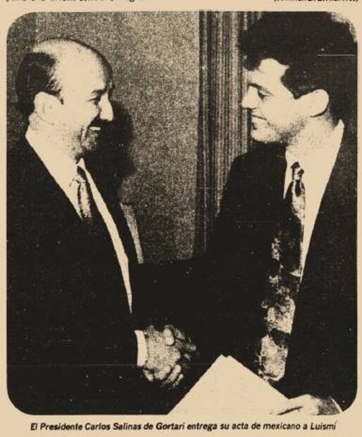 El día que Salinas hizo mexicano a Luis Miguel