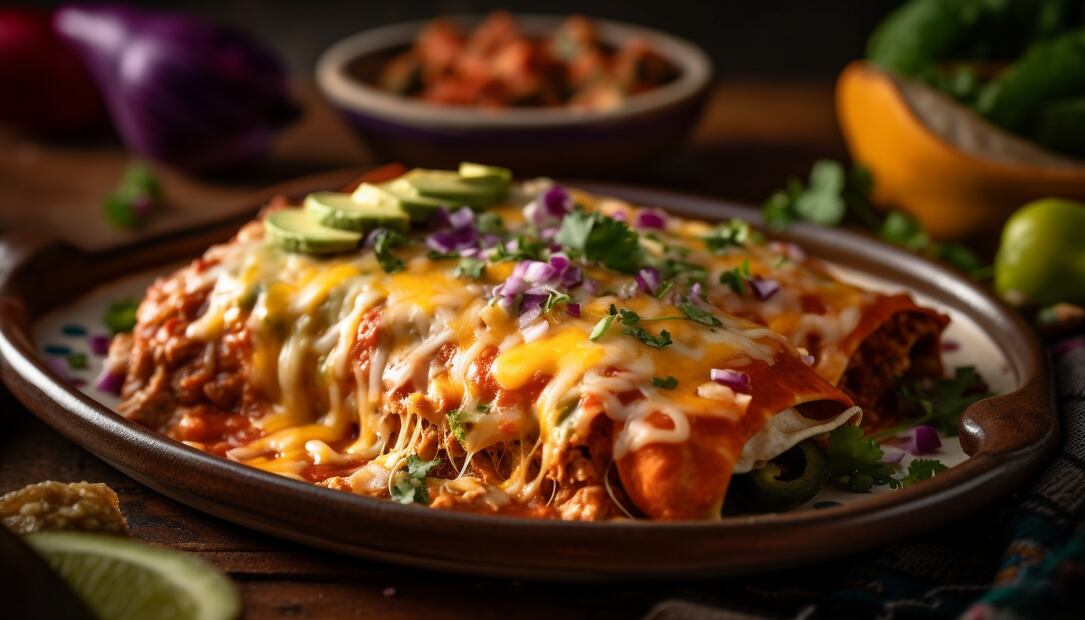 Enchiladas. Foto: Freepik