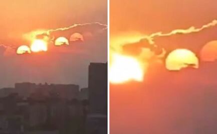 7 soles en China: ¿Qué es y por qué se presenció este fenómeno óptico en Chengdu?