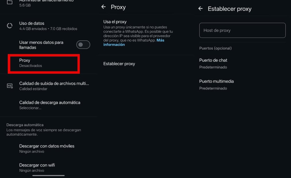 Paso a paso: cómo usar WhatsApp sin internet. Imagen: captura de pantalla