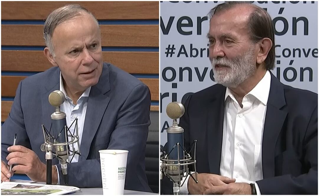 Ciro Gómez Leyva y Epigmenio Ibarra protagonizan discusión en vivo. Foto: Captura de pantalla 