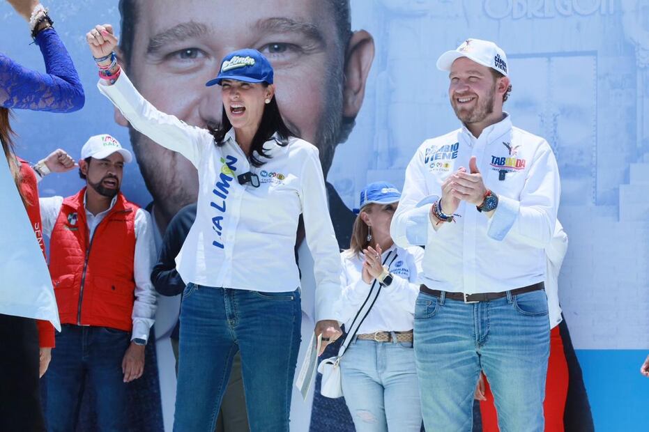 Santiago Taboada acudió al cierre de campaña de Lía Limón en la alcaldía Álvaro Obregón. (Foto: especial)