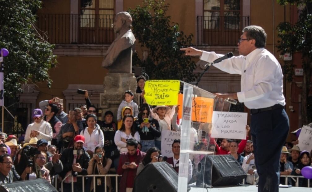 ¡Sí se puede!, afirma Ricardo Monreal en mitin como aspirante presidencial en Zacatecas