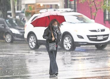 Prevén tarde de miércoles con lluvia y granizo en CDMX