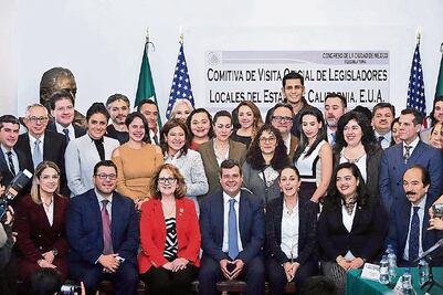 Congresistas de Los Ángeles y CDMX pactan agenda común