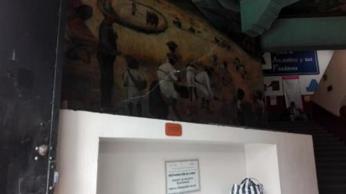 El arte de Diego Rivera en las paredes de un mercado